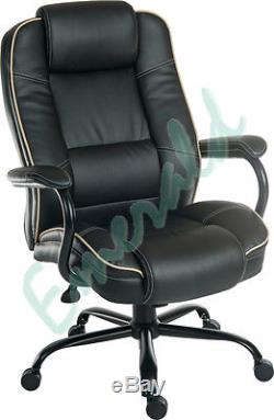 Goliath DUO Heavy Duty Executive Leather Computer Office Chair Black or Cream