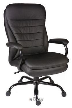 Goliath Heavy Duty Leather Executive Computer Swivel Office Chair for Large User