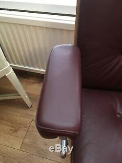 Gordon Russell Red Leather Chair REDUCED from £225
