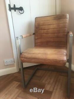 Gorgeous Vintage Leather Dining / Office Chair Barker and Stonehouse Titus