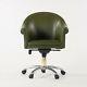 Green Leather Poltrona Frau Luca Scacchetti Sinan Office Desk Chair Mult Avail