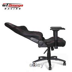 Gt Omega Pro Racing Gaming Office Chair Black Leather Esport Seat OC-F003