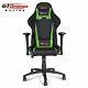 Gt Omega Pro Racing Gaming Office Chair Black Next Green Leather Esport Seat Ak