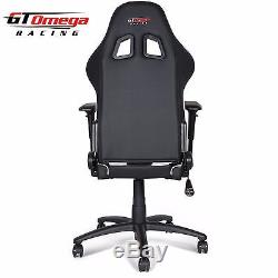 Gt Omega Pro Racing Gaming Office Chair Black Next White Leather Esport Seats