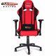 Gt Omega Pro Racing Gaming Office Chair Red And Black Fabric Esport Seats Ak