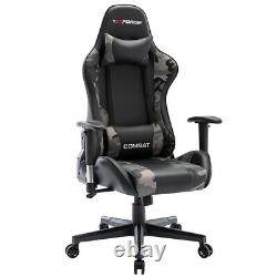Gtforce Combat Mission 1 Gaming Office Desk Camouflage Reclining Chair