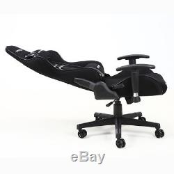 Gtforce Evo Ct Black Reclining Sports Racing Gaming Office Desk Pc Fabric Chair