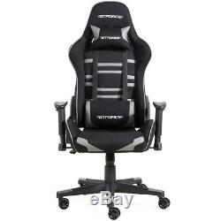 Gtforce Evo Ct Grey Reclining Sports Racing Gaming Office Desk Pc Fabric Chair