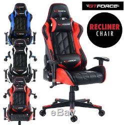 Gtforce Pro Gt Reclining Sports Racing Gaming Office Desk Pc Car Leather Chair