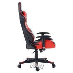 Gtforce Pro Gt Red Reclining Sports Racing Gaming Office Desk Car Leather Chair