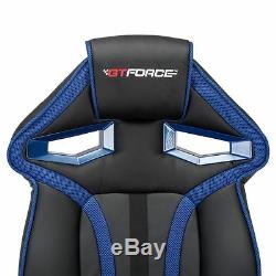 Gtforce Roadster 1 Sport Racing Car Office Gaming Chair Leather Lumber Support