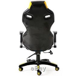 Gtforce Tronic X Blue Reclining Sports Racing Gaming Office Desk Leather Chair