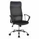 Homcom Executive Office Chair High Back Mesh Back Seat Desk Chairs, Black