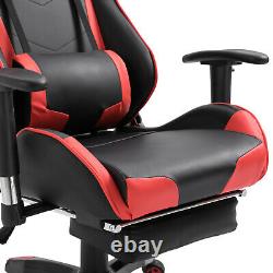 HOMCOM Gaming Chair Office Chesterfield Swivel Executive High Back PU Leather