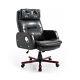 Homcom Pu Leather Office Chair Adjustable Armrest Black Computer 360 Degree
