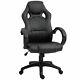Homcom Racing Gaming Chair Swivel Home Office Gamer Desk Chair With Wheels, Grey