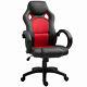 Homcom Racing Gaming Chair Swivel Home Office Gamer Desk Chair With Wheels, Red