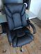 Habitat Leather Faced Office Chair Barely Used Black