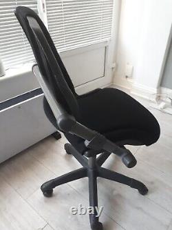 Hag H03 340 Office Chair Ergonomic-posture-black Wool