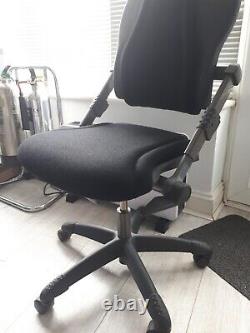 Hag H03 340 Office Chair Ergonomic-posture-black Wool