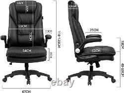 Hbada Ergonomic Executive Office Chair, High-Back PU Leather Swivel Desk Chair
