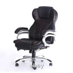 Heated Massage Office Chair Gaming & Computer Recliner Swivel MC8074 Black