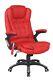 Heated Massage Office Chair Leather Gaming Recliner Computer Mc8025 Red