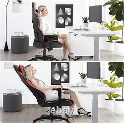 Height Adjustable Ergonomic Recliner Swivel Office PC Gaming Chair Desk Chairs