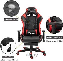 Height Adjustable Gaming Ergonomic Gamer Chair Computer Swivel Office Recliner