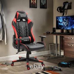 Height Adjustable Recliner Swivel Ergonomic Office PC Gaming Chair with Footrest