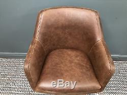Helvetica Leather Office Chair by West Elm