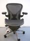 Herman Miller Aeron B Ergonomic Office Chair In Leather New From John Lewis