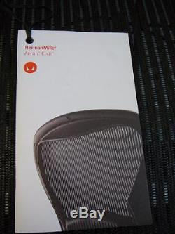 Herman Miller Aeron B Ergonomic Office Chair in Leather NEW from John Lewis