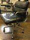 Herman Miller Eames Aluminum Group Soft Pad Black Executive Chair Leather Mcm