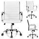 High Back Executive Chair Ergonomic Home Office Chair Rolling Pu Leather Chair