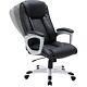 High Back Executive Office Chair Adjustable Pu Leather Computer Desk Chair