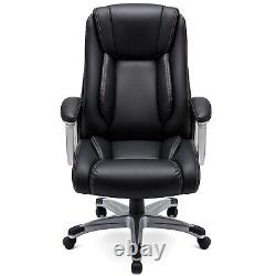 High Back Executive Office Chair Adjustable PU Leather Swivel Computer Chair