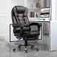 High Back Executive Office Chair Reclining Computer Chair With Swivel Wheel Brown