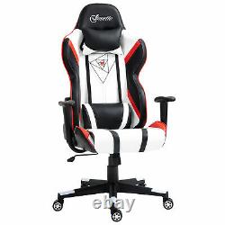 High Back Gaming Chair with Arm, Lumbar Support, Home Office Gamer Recliner