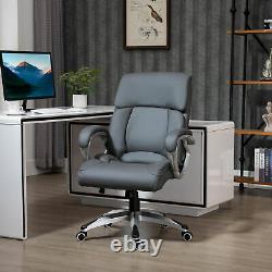 High Back Home Office Chair Swivel Executive PU Leather Desk Ergonomic Computer
