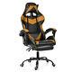 High Back Office Chair Computer Gaming Chairs Pu Leather Footrest Swivel Lift