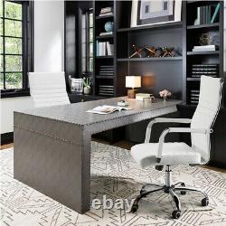 High Back Office Chair PU Leather Executive Office Chair 360° Swivel Desk Chair