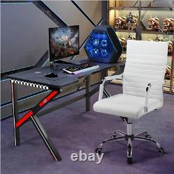 High Back Office Chair PU Leather Executive Office Chair 360° Swivel Desk Chair