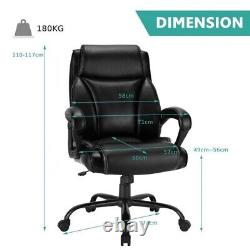 High Back Office Chair with Metal Base and Rocking Backrest