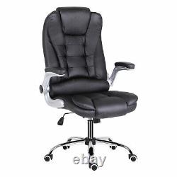 High Back PU Leather Computer Home Office Game Chair Executive Swivel Recliner