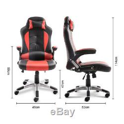 High Back PU Leather Office Computer Gaming Racing Chair Ergonomic Swivel Chairs
