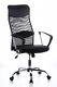 Hjh Office Aria High Black Mesh/faux Leather Executive/office Chair
