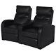 Home Cinema 2 Seater Armchair Chairs Faux Leather Recliner Office Tv Couch Sofa