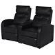 Home Cinema 2 Seater Armchair Chairs Faux Leather Recliner Office Tv Couch Sofa
