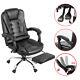 Home Office Desk Chair Computer Pu Leather Luxury Home Black Executive Swivel
